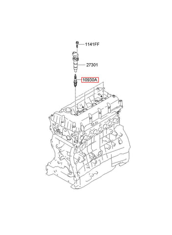 PLUG ASSY-SPARK 1 pc 18846-11070 (Original, New)