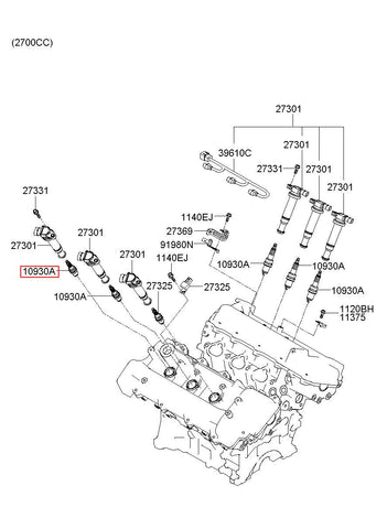 PLUG ASSY-SPARK 18840-11051 (Original, New)