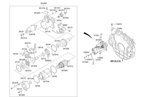 SWITCH ASSY-MAGNETIC <br>36113-82000, <br>3611382000, <br>36113 82000 <br>(Original, New)