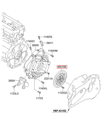 DAMPER ASSY-TORSIONAL 48120-23000 (Original, New)