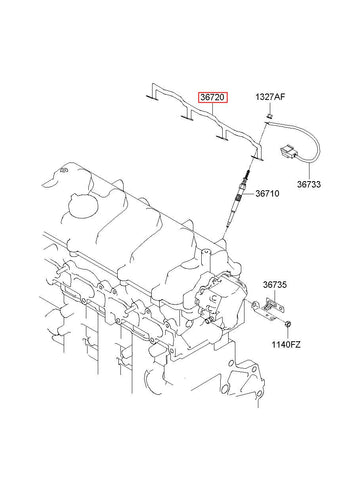 PLATE-GLOW PLUG 36720-27001 (Original, New)