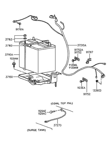 TRAY ASSY-BATTERY <br>37150-37101, <br>3715037101, <br>37150 37101 <br>(Original, New)