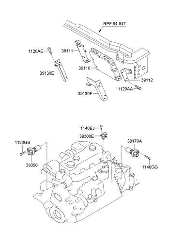 ELECTRONIC CONTROL UNIT <br>39100-45800, <br>3910045800, <br>39100 45800 <br>(Original, New)