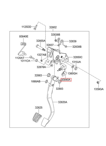 SWITCH ASSY-IGN LOCK 93840-2E000 (Original, New)