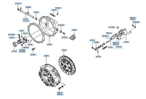 BOOSTER ASSY-CLUTCH 41700-7A000 417007A000 41700 7A000