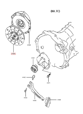 DISC ASSY-CLUTCH HD711-106 (Original, New)