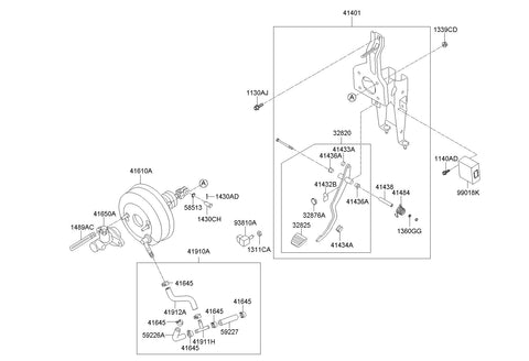 BOOSTER ASSY-CLUTCH 41610-5K001 416105K001 41610 5K001