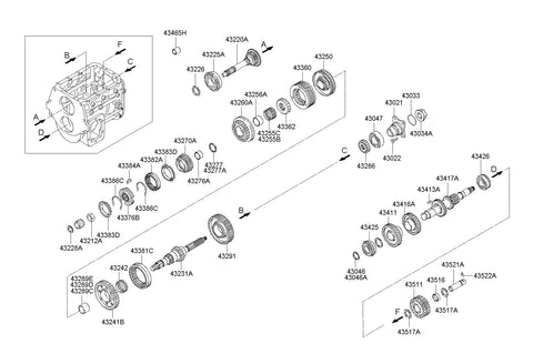 NUT-CASTLE <br>43034-55000, <br>4303455000, <br>43034 55000 <br>(Original, New)