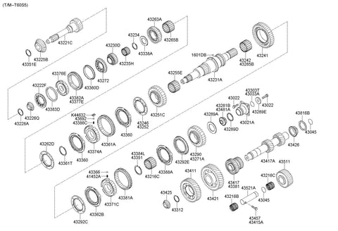 SYNCHRONIZER ASSY-2ND & 3RD <br>QD433-60T02700, <br>QD43360T02700, <br>QD433 60T02700 <br>(Original, New)