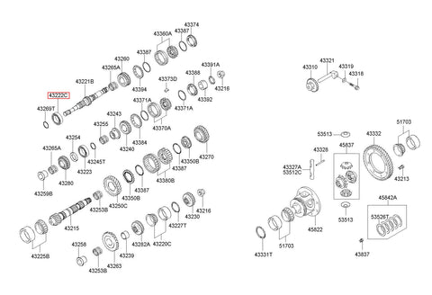 BEARING 43222-39042 (Original, New)