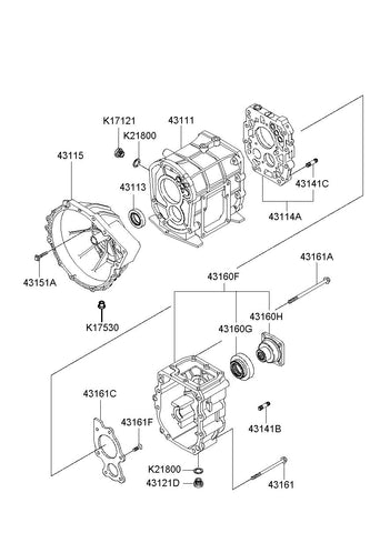 FLANGE-COMPANION <br>0K71E-17355, <br>0K71E17355, <br>0K71E 17355 <br>(Original, New)