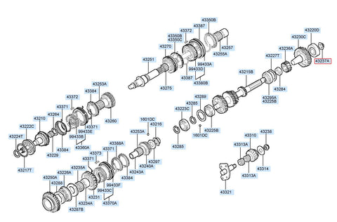 NUT-LOCKING 43237-47000 (Original, New)