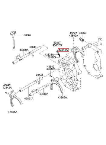 FORK-SHIFT(1&2) 43841-4D002 (Original, New)