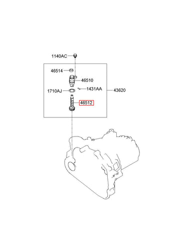 GEAR-SPEEDOMETER DRIVEN 46512-39000 (Original, New)