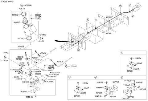 CONSOLE-TRANSMISSION GEAR SHIFT <br>43820-8D000, <br>438208D000, <br>43820 8D000 <br>(Original, New)