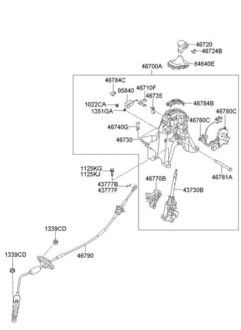 SWITCH HOUSING ASSY <br>46780-3W005, <br>467803W005, <br>46780 3W005 <br>(Original, New)