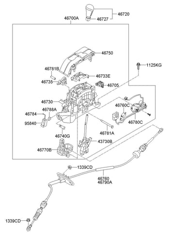 SWITCH HOUSING ASSY <br>46780-3S100, <br>467803S100, <br>46780 3S100 <br>(Original, New)