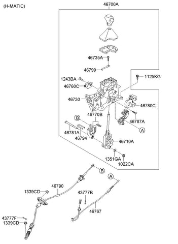 SWITCH HOUSING ASSY <br>46780-2K500, <br>467802K500, <br>46780 2K500 <br>(Original, New)