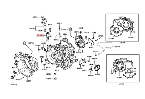 GEAR ASSY-SPEEDOMETER 46588-02700 (Original, New)