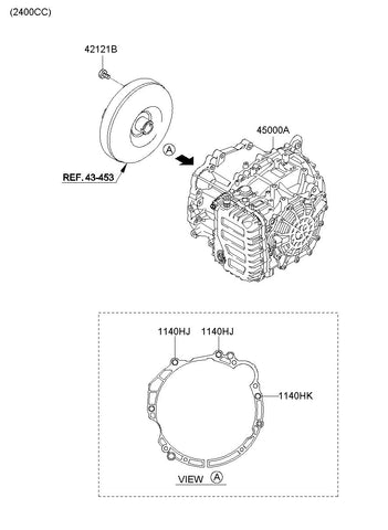 ATA & TQ/CONV ASSY 45000-3BAA0 450003BAA0 45000 3BAA0