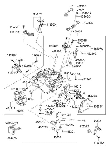 ATA & TQ/CONV ASSY <br>45000-3B550, <br>450003B550, <br>45000 3B550 <br>(Original, New)