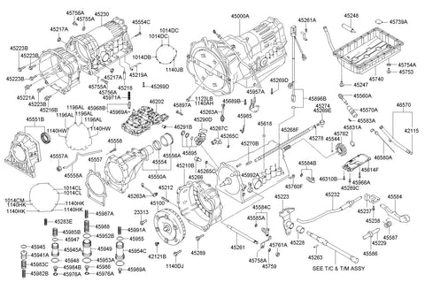 WIRE-TRANSMISSION <br>45896-H1070, <br>45896H1070, <br>45896 H1070 <br>(Original, New)