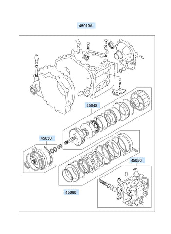 SEAL KIT-ATA OVERHAUL 45010-3AB00 450103AB00 45010 3AB00