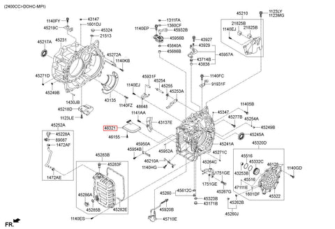 FILTER ASSY-VALVE BODY OIL 46321-26000 (Original, New)