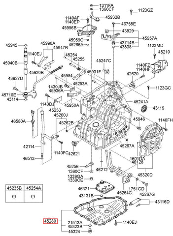 PAN ASSY-ATA OIL 45280-23001 (Original, New)