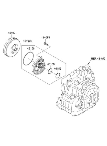 SET-OIL PUMP ASSY <br>46100-02420, <br>4610002420, <br>46100 02420 <br>(Original, New)