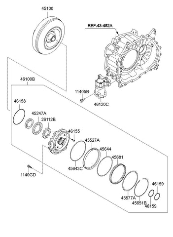 SET-OIL PUMP ASSY <br>46100-26060, <br>4610026060, <br>46100 26060 <br>(Original, New)