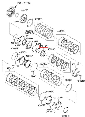 CHAMBER-U/D BRAKE 45614-3B001 (Original, New)