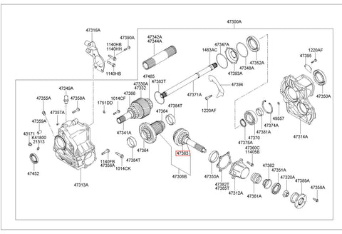 BEARING 47363-39010 (Original, New)