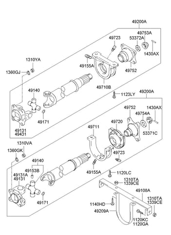 NUT-CASTLE 53371-66010 5337166010 53371 66010