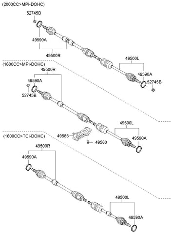 TONE WHEEL <br>49590-3F000, <br>495903F000, <br>49590 3F000 <br>(Original, New)