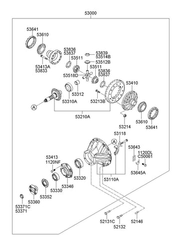 SEAL-OIL <br>QD533-52T00650, <br>QD53352T00650, <br>QD533 52T00650 <br>(Original, New)