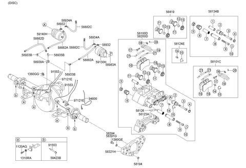 CAP-ADJUSTER <br>58124-7P000, <br>581247P000, <br>58124 7P000 <br>(Original, New)