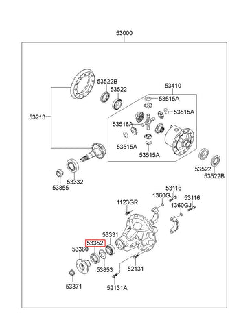 SEAL-OIL 53352-4H000 533524H000 53352 4H000