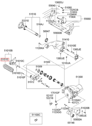 BOOT-ACTUATOR ﻿5151-5H1000 (Original, New)