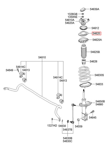 SEAT ASSY-SPRING,UPR 54620-2K000 (Original, New)