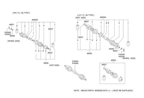 CLIP <br>49557-3F000, <br>495573F000, <br>49557 3F000 <br>(Original, New)