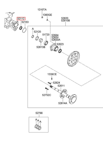 OIL SEAL HOUSING HR208-009 (Original, New)