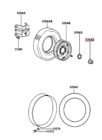 CAP-CENTER FR HB740-050 (Original, New)