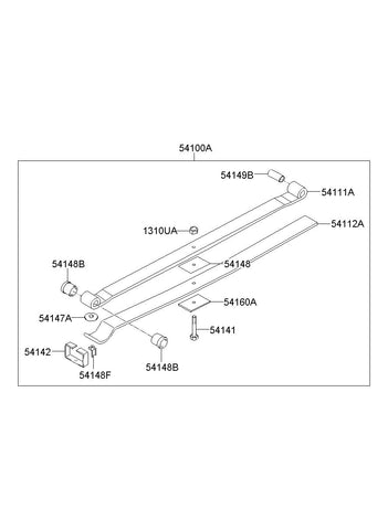 SILENCER-END <br>54147-58100, <br>5414758100, <br>54147 58100 <br>(Original, New)