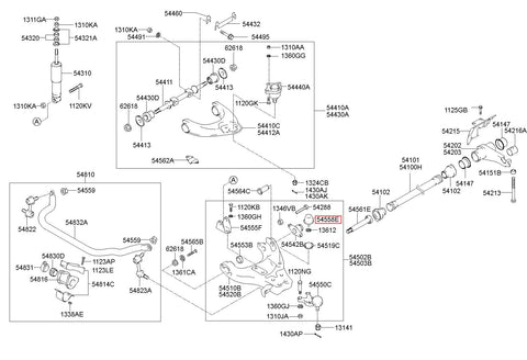 STOPPER-BUMPER 54558-H1000 (Original, New)