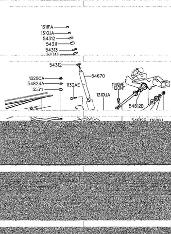 ARM COMPLETE-UPR LH 54410-43005 5441043005 54410 43005