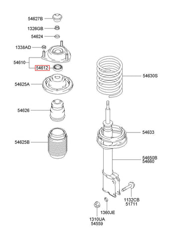 BEARING-STRUT 54612-25000 (Original, New)