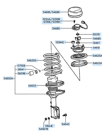 ACTUATOR ASSYFRT <br>54680-37000, <br>5468037000, <br>54680 37000 <br>(Original, New)