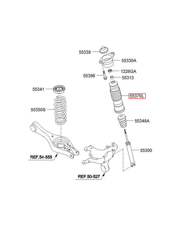 PROTECTOR,LH 55370-0P000 (Original, New)