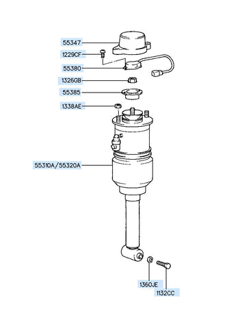 ACTUATOR ASSY-RR <br>55380-35000, <br>5538035000, <br>55380 35000 <br>(Original, New)